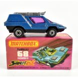 MATCHBOX; a boxed Superfast 68 Cosmobile in metallic blue with rare purple windows.Additional