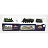 BACHMANN BRANCH-LINE; two boxed models comprising 31-107 Standard 4MT 75027 BR Lined Green L/Crest