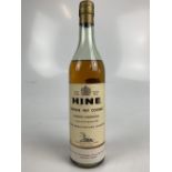 COGNAC; a single bottle of Hine Vintage 1967 Grande Champagne Cognac, Landed in 1969 - Bottled in