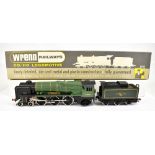 WRENN RAILWAYS; a boxed OO/HO gauge W2239 4-6-2 Eddy Stone Green Locomotive and Tender.Additional