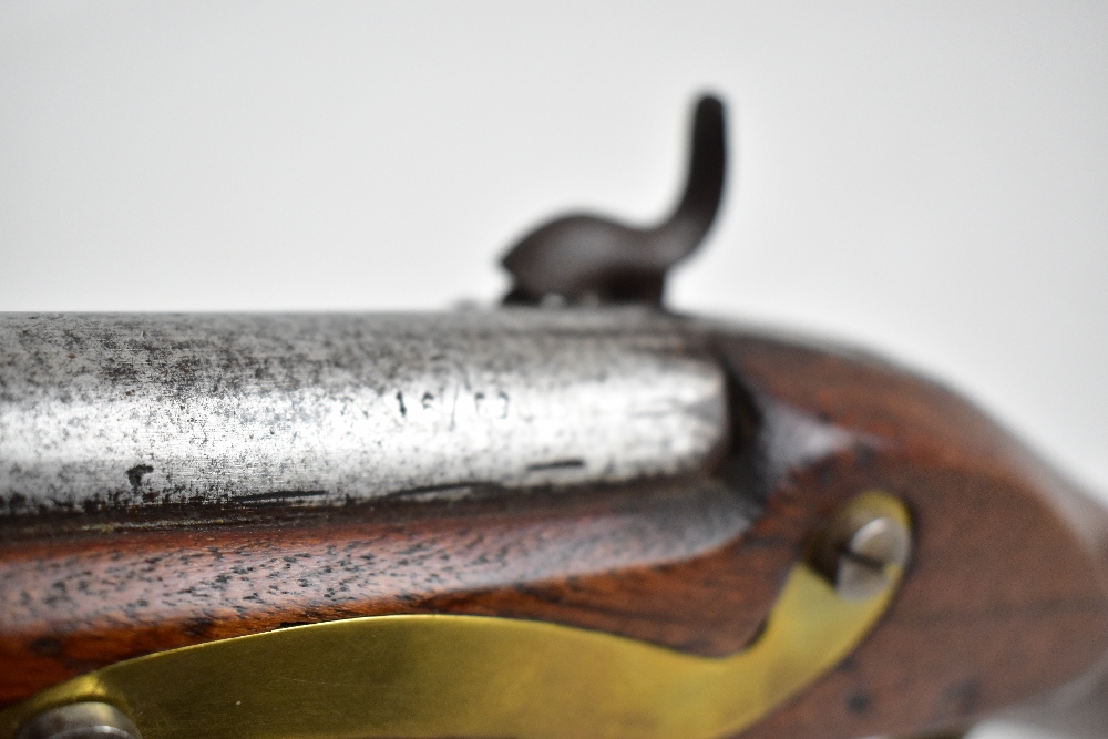 A walnut stocked blunderbuss with alterations and repairs, length 68cm.Additional InformationThe - Image 3 of 3