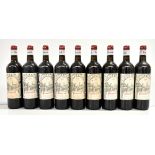 FRANCE; nine bottles of Clos des Litanies Pomerol 2005 red wine, 13.5% 75cl (9) (some labels af).
