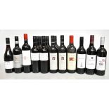 AUSTRALIA & NEW ZEALAND; eighteen bottles of red wine including Saint Hallett (Old Block) 2001 and