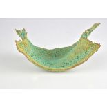 METTE MAYA GREGERSEN (born 1973); a small stoneware wave form, length 19cm. (D) Gregersen earned her