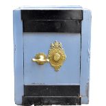 GEORGE PRICE CLEVELAND WORKS WOLVERHAMPTON; an 'Improved Patent' cast iron safe, height 69cm,