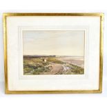 E M WIMPERIS (1835-1900); watercolour, 'Parkgate, Wirral, Cheshire', monogrammed and dated 85