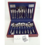 VINERS; a canteen of stainless steel cutlery.Additional InformationGeneral wear, case with minimal