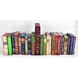 FOLIO SOCIETY; twenty three volumes including the first folio of Shakespeare (the Norton Facsimile),