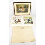 AFTER JAMES GILLRAY; a limited edition folio containing caricature 'Wife and no Wife', produced by