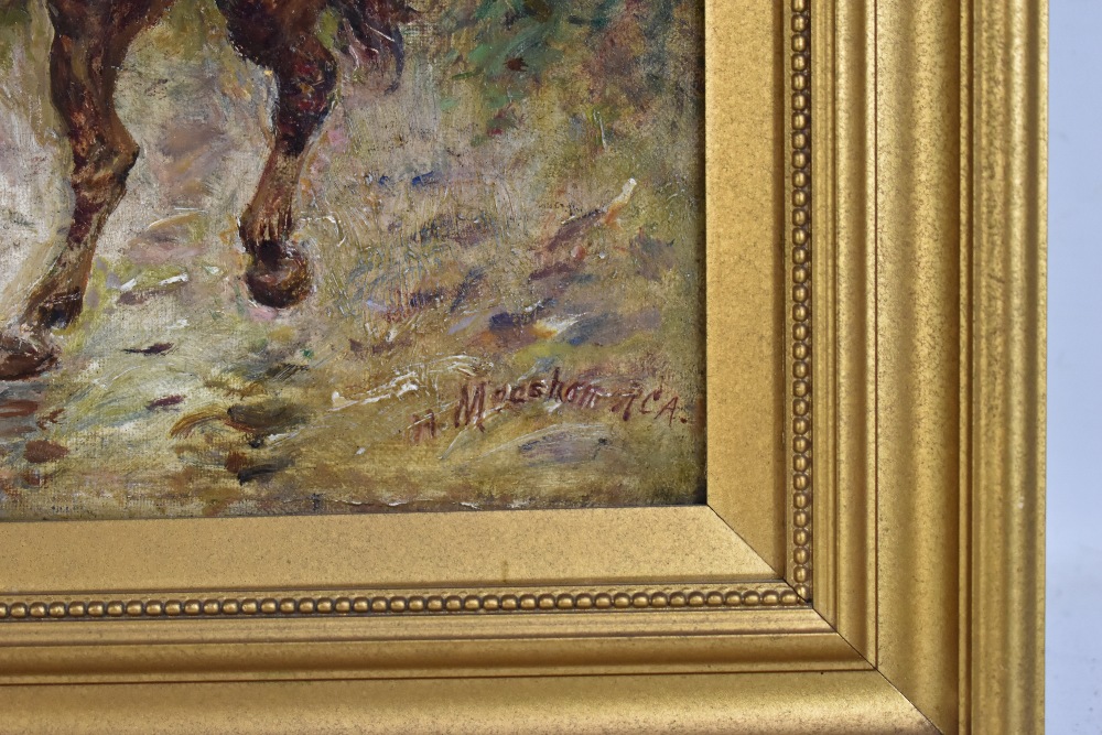 HENRY MEASHAM R.C.A. (1844-1922); oil on canvas, hunting scene, signed and bearing Jays Fine Art - Image 6 of 7