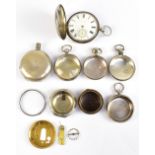 DICKSON OF LIVERPOOL; a Victorian hallmarked silver cased ‘True Railway Timekeeper’ full hunter