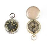 Siro; a 'Shock-Proof' base metal keyless wind military-style pocket watch,