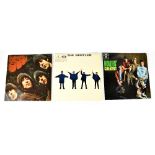 Two Beatles LPs 'Rubber Soul' and 'Help', also Hollies Greatest LP,