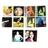 Five Bessie Smith LPs, UK pressings, three Sidney Bechet LPs on Bluenote,