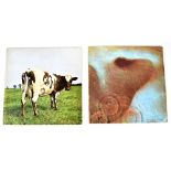 Two Pink Floyd LPs to include 'Atom Heart Mother' and 'Meddle' (2).