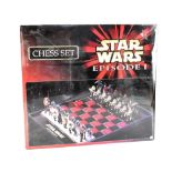 A boxed Star Wars Episode One chess set by Kingsley Paige (unopened).