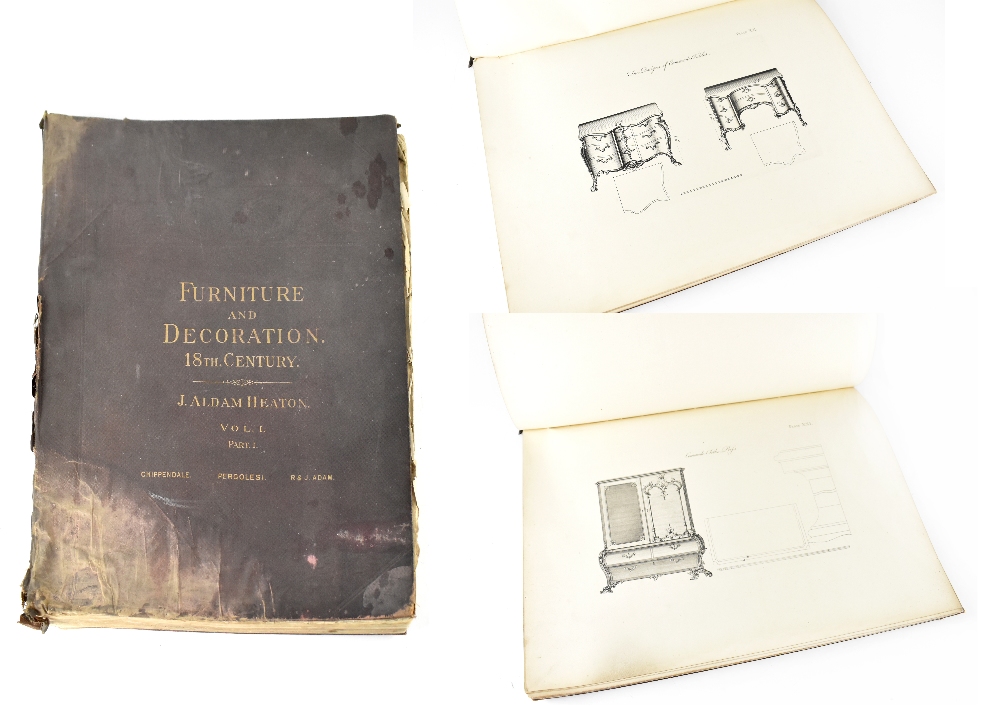 HEATON JOHN ALDAM: 'Furniture and Decoration in England During the Eighteenth Century' Vol I,