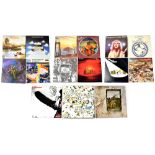 Approximately fifteen Rock and Pop related albums to include Led Zeppelin repressings,
