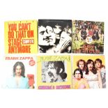 Five Frank Zappa albums, 'We're Only in it for the Money' US pressing on Blue Verve with cut-outs,
