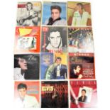 Over thirty Elvis LPs to include 'TV Guide Presents Elvis: The Legend Lives On' and '68 Comeback'.