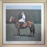 Bryan Organ; a signed limited edition print, 'Aldaniti-Bob Champion Up',