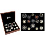 A Royal Mint 2014 Premium Proof Coin Collection comprising fourteens coins,