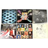 Eight albums by The Who including 'Live at Leeds' with red print and twelve inserts,