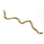 A 9ct gold spiga link bracelet, length 19cm, approx 9.4g.