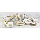 ROYAL WORCESTER; an Evesham twenty-two piece part dinner service.Additional InformationOne oval