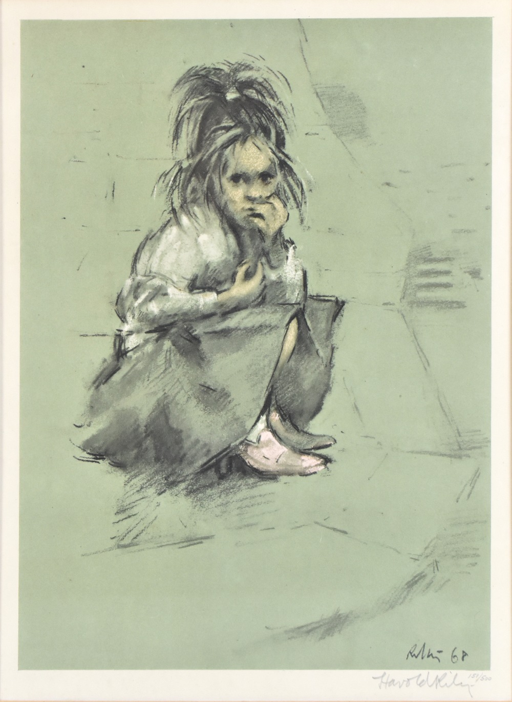 HAROLD RILEY DL DLitt FRCS DFA ATC (Born 1934); a pencil signed limited edition print, 'Her Mother’s - Image 2 of 4
