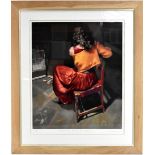 ROBERT LENKIEWICZ (1941-2002); a pencil signed limited edition print, ‘Esther, rear view, St Anthony