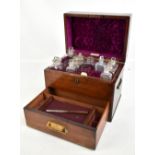 SAVORY & MOORE OF NEW BOND STREET LONDON; an early 19th century mahogany apothecary cabinet, the