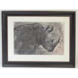GARY BENFIELD; pencil on paper, 'Beautiful Beast', signed lower right, framed. (D)Additional