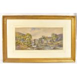 CHARLES ROWBOTHAM (1856-1921); watercolour, 'Ponty-y-Pant, North Wales', signed and titled, 28.5 x