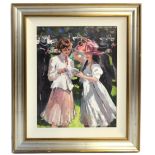 SHEREE VALENTINE DAINES (Born 1959); a limited edition print, 'Royal Ascot Ladies Day II, edition