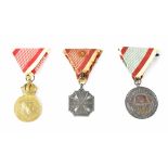 Three WWI Austro-Hungarian commemorative medals (3).