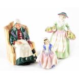 Three Royal Doulton figures comprising HN1678 'Dinky Do',