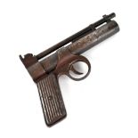 WEBLEY; a Webley Junior .177 break barrel air pistol, patent no.219872, SN: J3792.