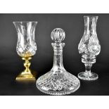 Three boxed Waterford Crystal items to include a ship's decanter,