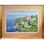 E SCOTT JONES; watercolour, 'Reids Hotel Madeira', signed bottom right, titled on label verso, 43.