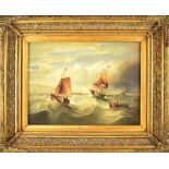 AFTER G A NAPIER (British, 19th century); a colour lithographic print on canvas,