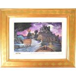 A Harry Potter limited edition print, 'The Journey to Hogwarts', signed by Rinalda Ward, no.