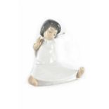 A Lladró figure 04962 'Angel Wondering', height 14cm, with original box.