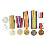WWI War and Victory medals awarded to Pte J Jolleyo A.V.C, SE.