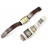 Seiko; a c1970s stainless steel wristwatch,