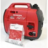 A boxed Honda EU 20i generator, sold with instruction manual, not tested.Additional InformationWe