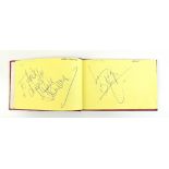 ROCK AND HEAVY METAL INTEREST; an autograph book including Lemmy and Phil (Motorhead), Jon Bon