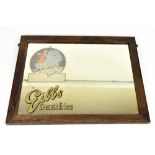 GIBBS; an original advertising pictorial wall mirror titled Gibbs Dentifrice 'Your teeth are ivory