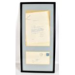 BING CROSBY; a signed letter dated September 25-1947, titled 'Dear Miss Grigg, the photo you