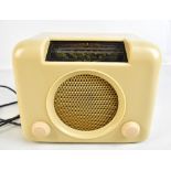 BUSH; a cream bakelite radio.Additional InformationMinimal wear to the case, we have not tested this